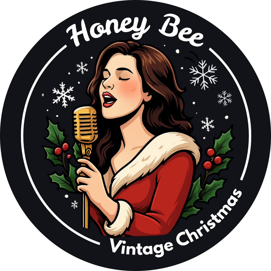 Honey Bee Vintage Christmas logo
